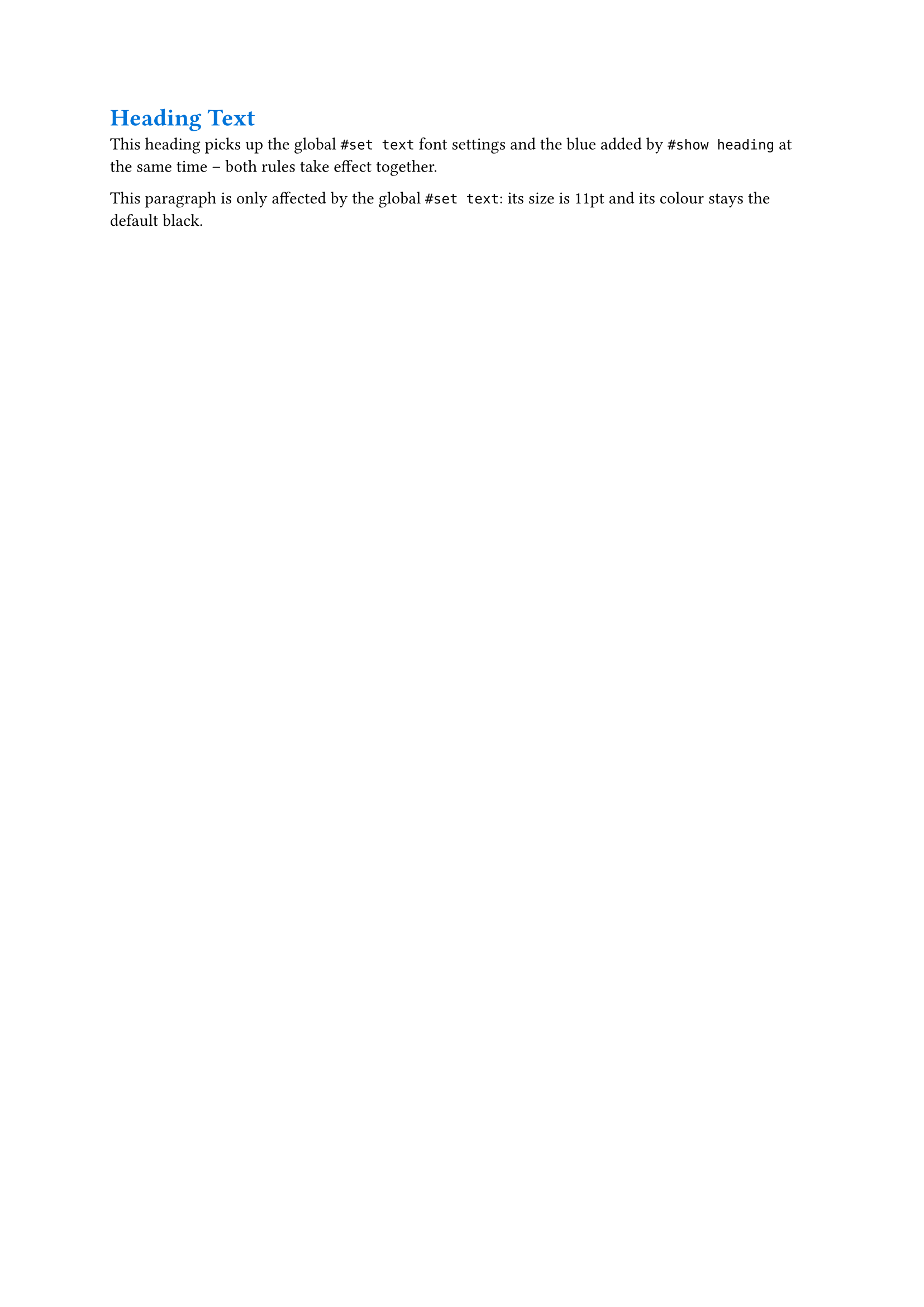 `#show` and `#set` stacking example